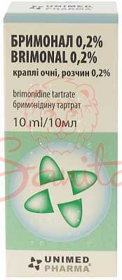 Бримонал краплі очні 0.2% фл. 10мл                                              