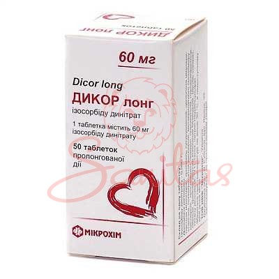 Дикор лонг таб. пролонг. дії 60мг №50                                           