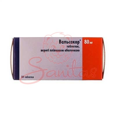 Вальсакор таб. 80мг №84 (14х6)                                                  