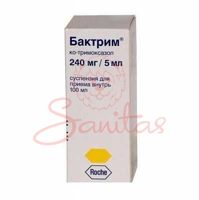 Бактрим сусп. 240мг/5мл фл. 100мл                                               