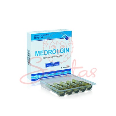 Медролгін р-н д/ін. 30мг/мл 1мл амп. №5                                         
