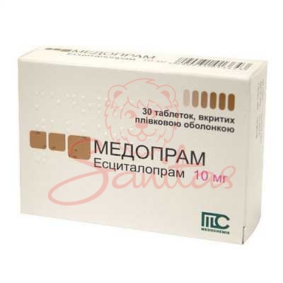 Медопрам таб. 10мг №30 (10х3)                                                   