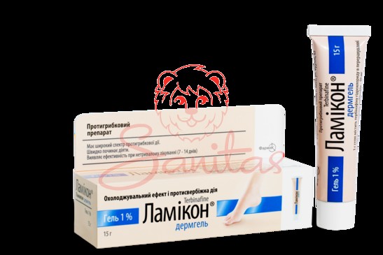 Ламікон Дермгель гель 1% туба 15г                                               