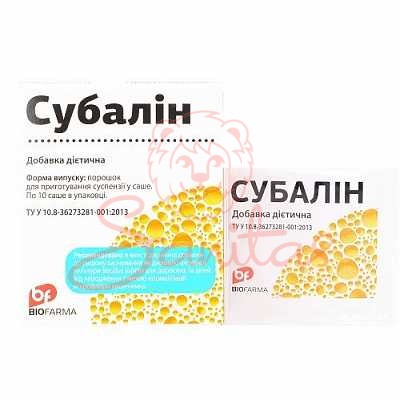 Субалін порошок № 10                                                            