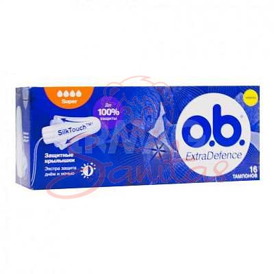 Тампони О.Б. (O.B. Extra Defence Super + Comfort) №16                           