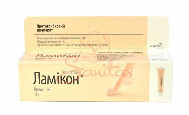 Ламікон крем 1% туба 15г                                                        