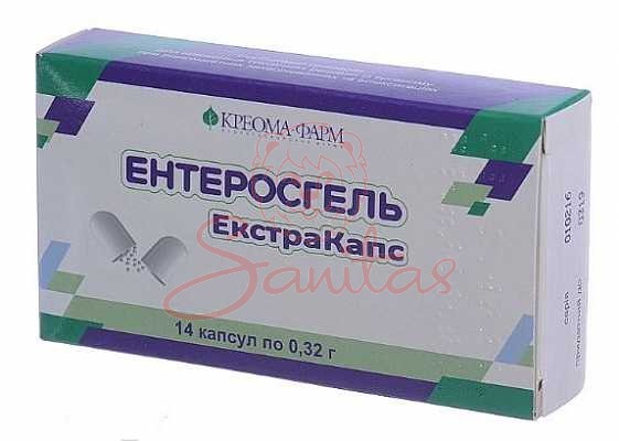 Ентеросгель Екстракапс капс. 0.32г №14 (7х2)                                    