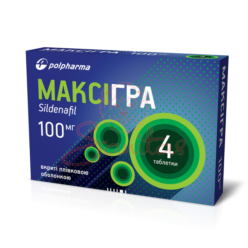 Максігра таб. 100мг №4                                                          