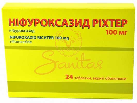 Ніфуроксазид Ріхтер таб. 100мг №24                                              