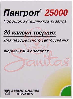Пангрол 25000 капс. №20                                                         