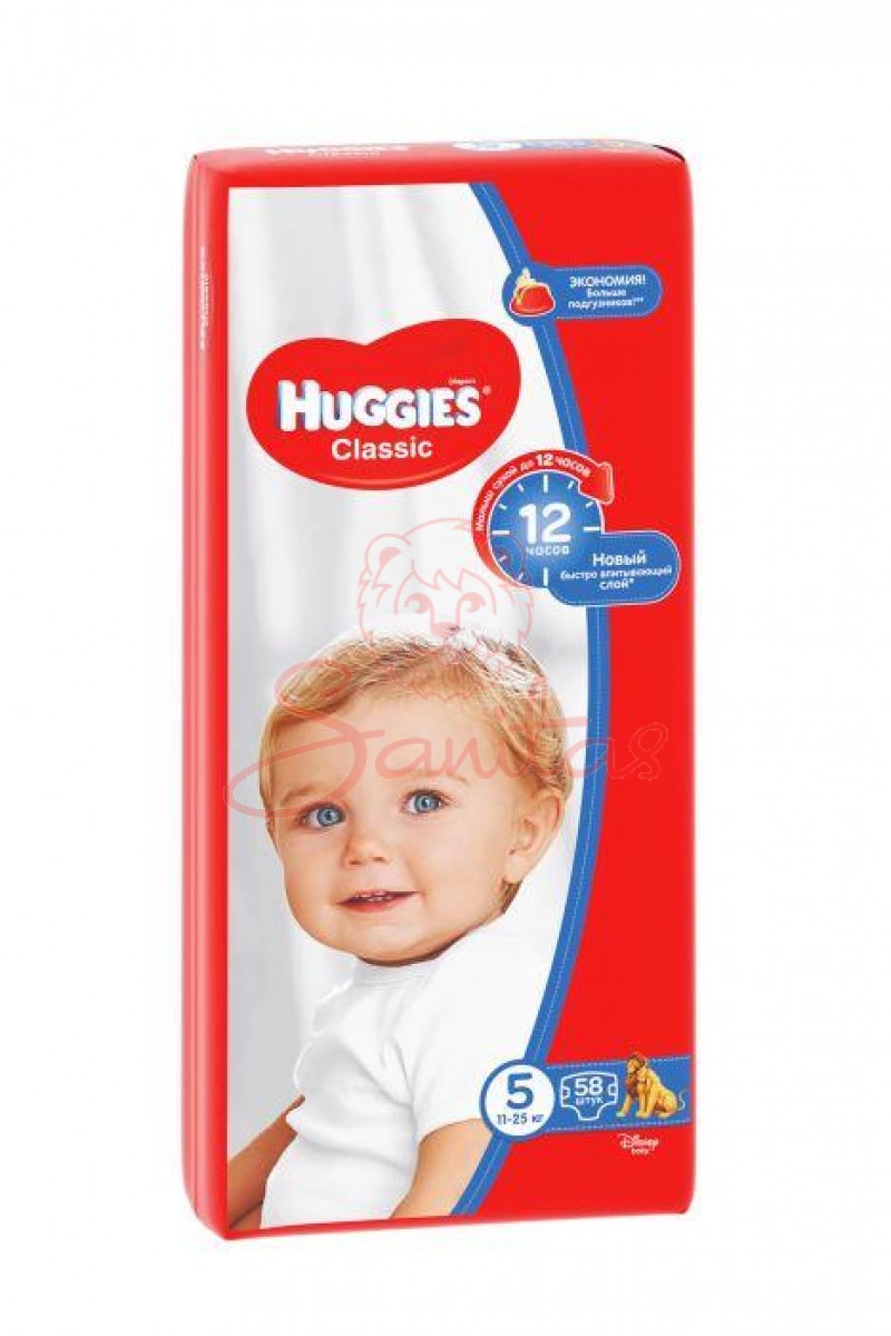Підг. Хаггіс (Huggies Classic 5) 11-25 №58                                      