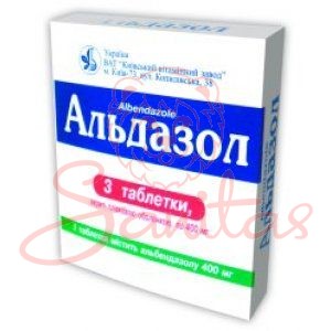 Альдазол таб. 400мг №3 (3х1)                                                    