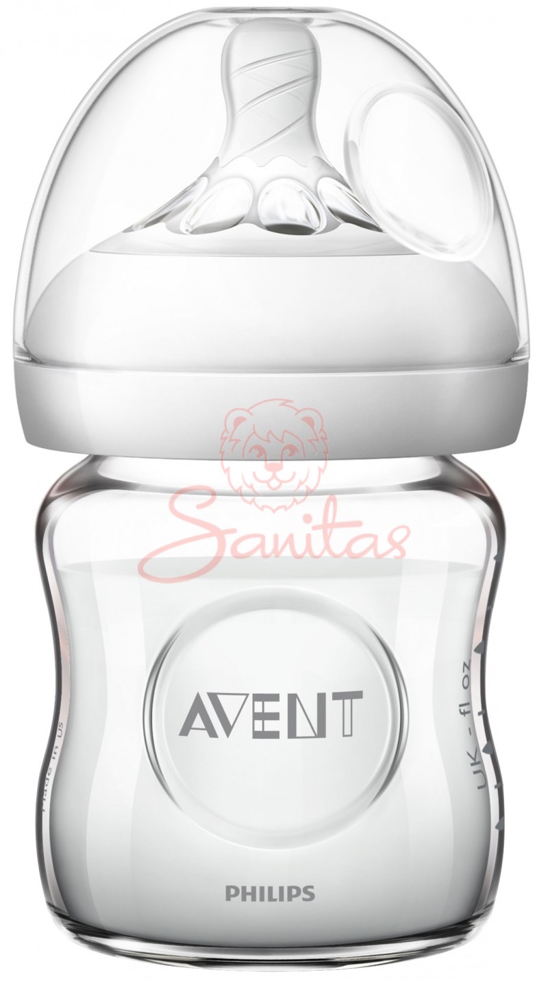 Пляшка Авент (Avent Natural) скло 120мл 0+мес. 1шт.                             
