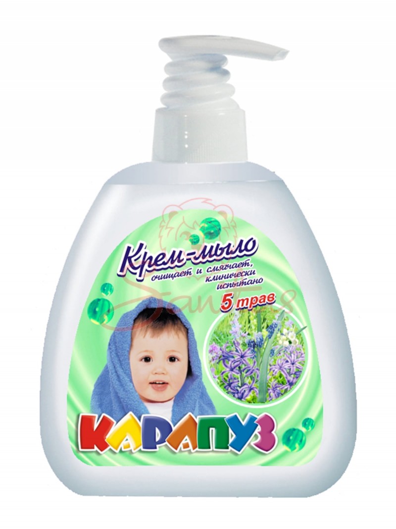 Мило-крем дитяче 5 трав 190г                                                    