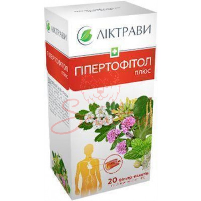 Гіпертофітол Плюс фіточай 1.5г у фільтр-пакеті №20                              
