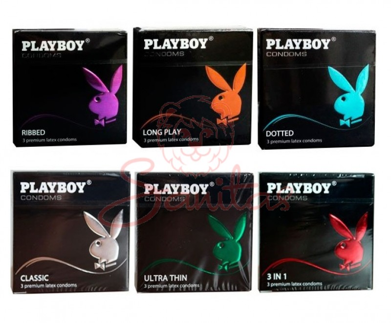 През. Плейбой (Playboy Ribbed Condoms) №3                                       