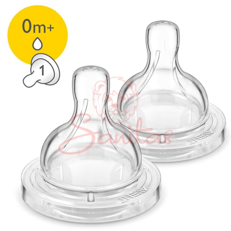 Соска Авент (Avent Classic) силіконова густа їжа від 6 міс. №2 SCF636/27