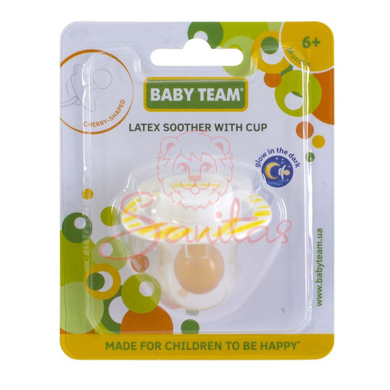 Пуст. Бебі Тім (Baby Team 3225) латекс форма вишні з ковп. і світл. Кільц. 6+   