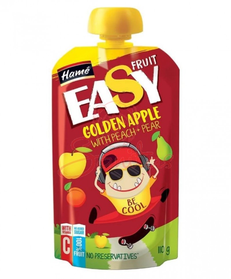 Пюре Хаме (Hame EasyFruit) яблуко персик банан 110г                             