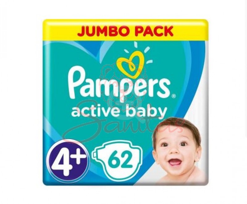 Підг. Памперс (Pampers Active Baby) 10-15кг №62                                 