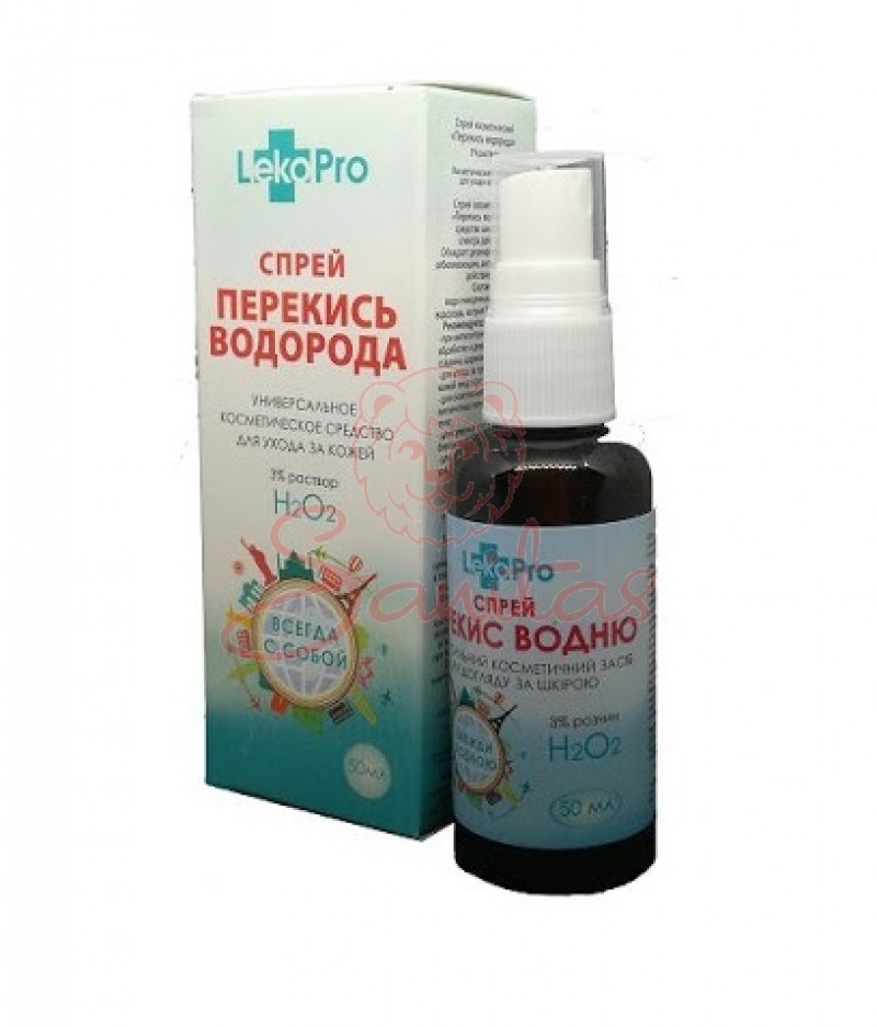 Перекис водню 3% 50мл спрей                                                     