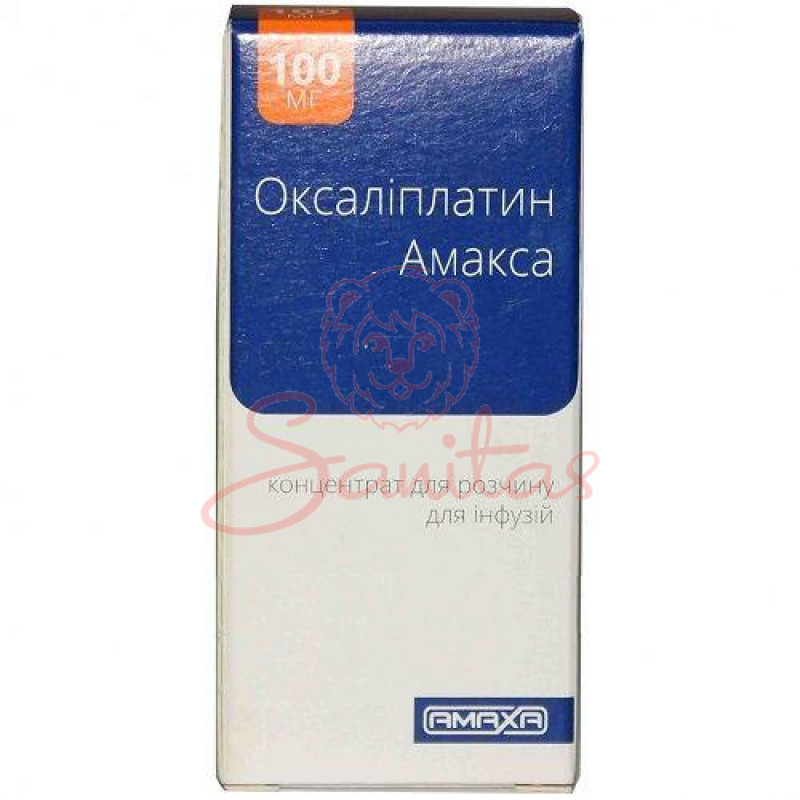Оксаліплатин Амакса конц. д/р-ну д/інф. 5мг/мл 20мл фл. №1                          