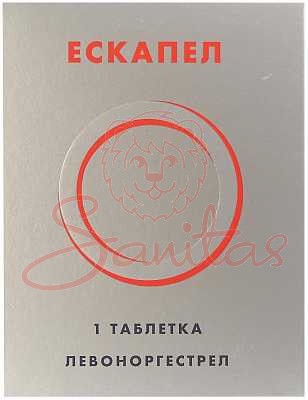Ескапел таб. 1.5мг №1                                                           
