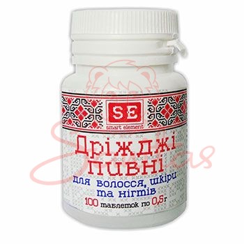 Дріжджі пивні з віт. і мін. для волосся шкіри та нігтів таб. 0.5г №100          
