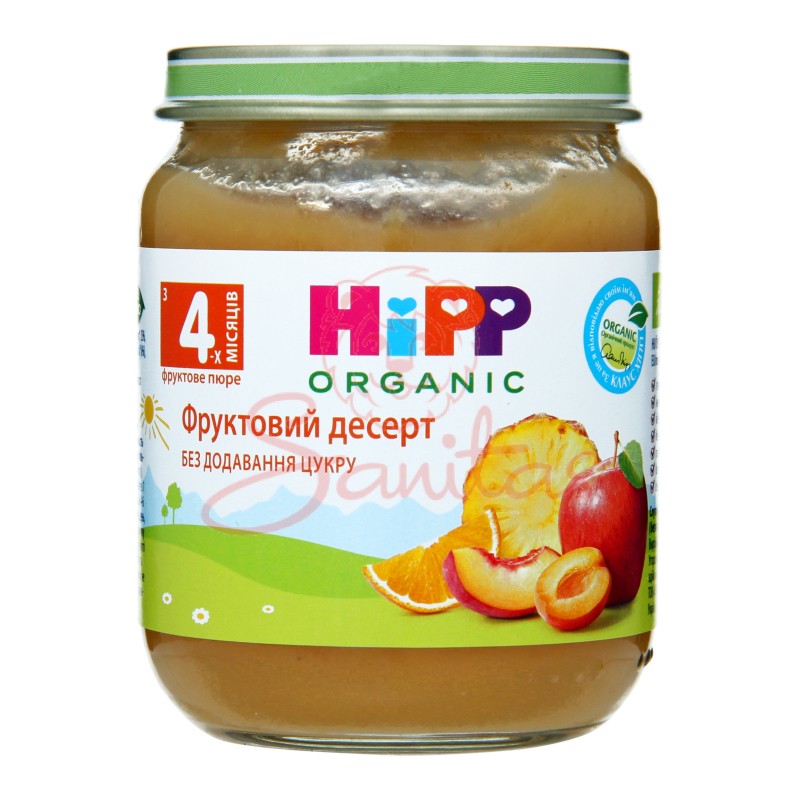 Пюре Хіпп фруктовий десерт 125г                                                 