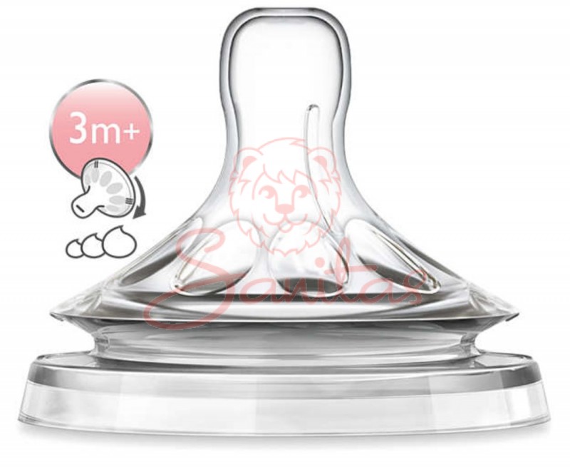 Соска Авент (Avent Naturals) змінний потік від 3 міс.                           