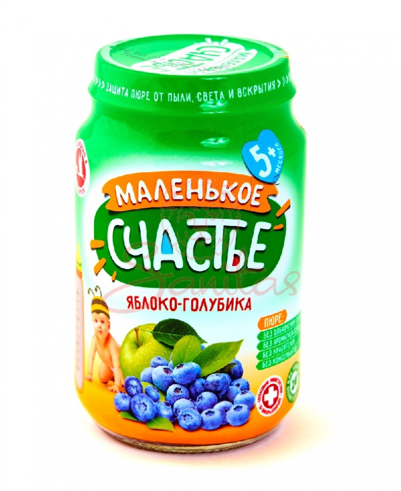 Пюре Маленьке щастя яблуко лохина 180г                                          