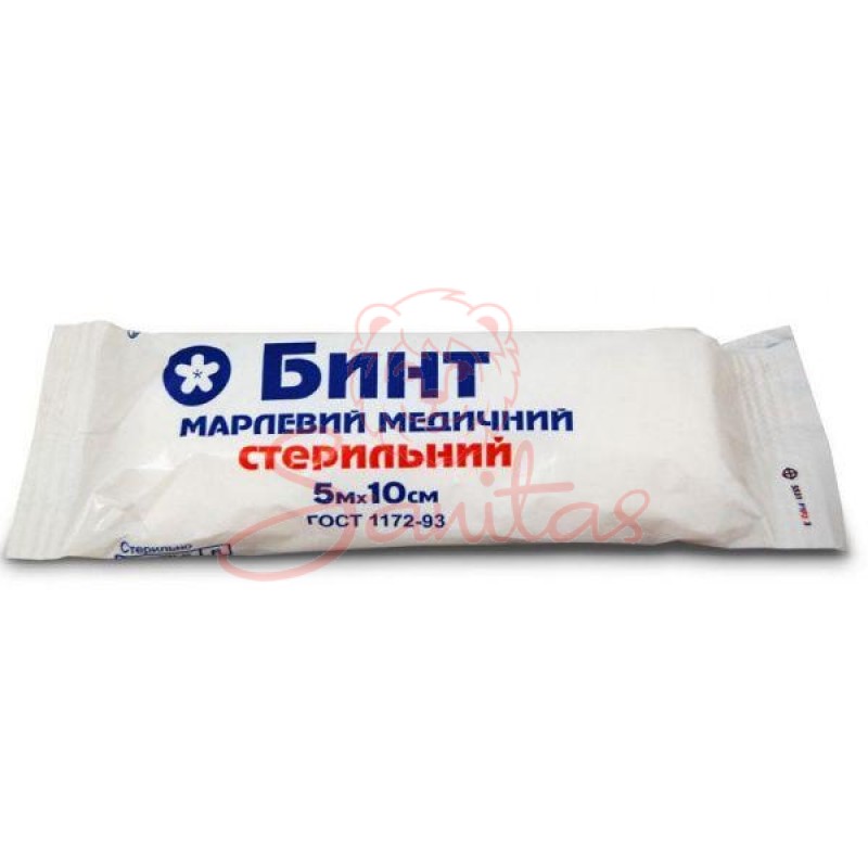 Бинт марлевий мед. стер. 5мх10см тип 17 Сніжинка                                