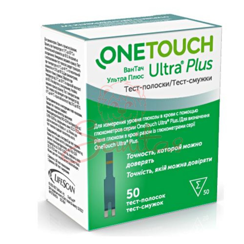 Тест-смужки Ван тач (One Touch Ultra Plus) №50                                  