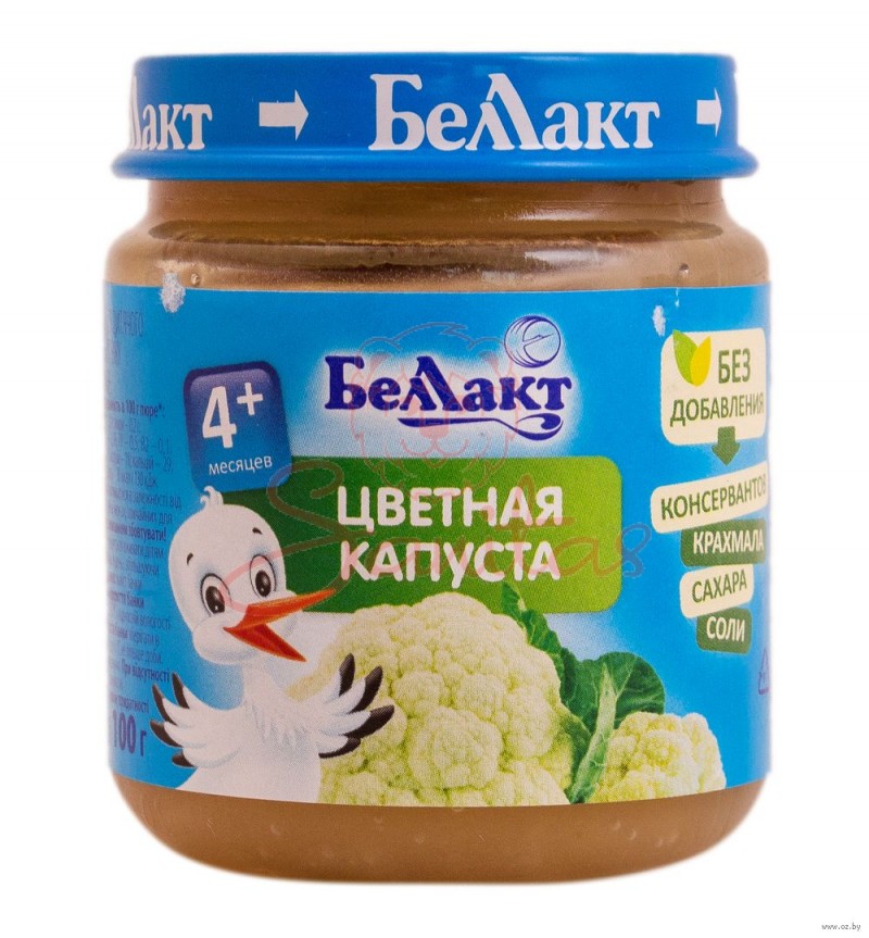 Пюре Беллакт цвітна капуста 100г                                                
