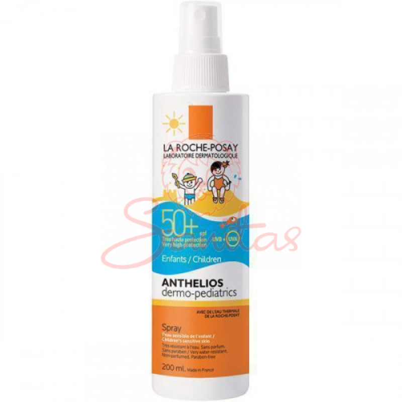 ЛяРош Антгеліос Дермо-Педіатрікс-сонцезах. ультралегкий спрей SPF 50+ 200мл     