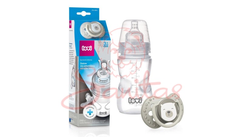 Набір LOVI Захист рефлексу ссання Buddy Bear 250мл 0205exp                      