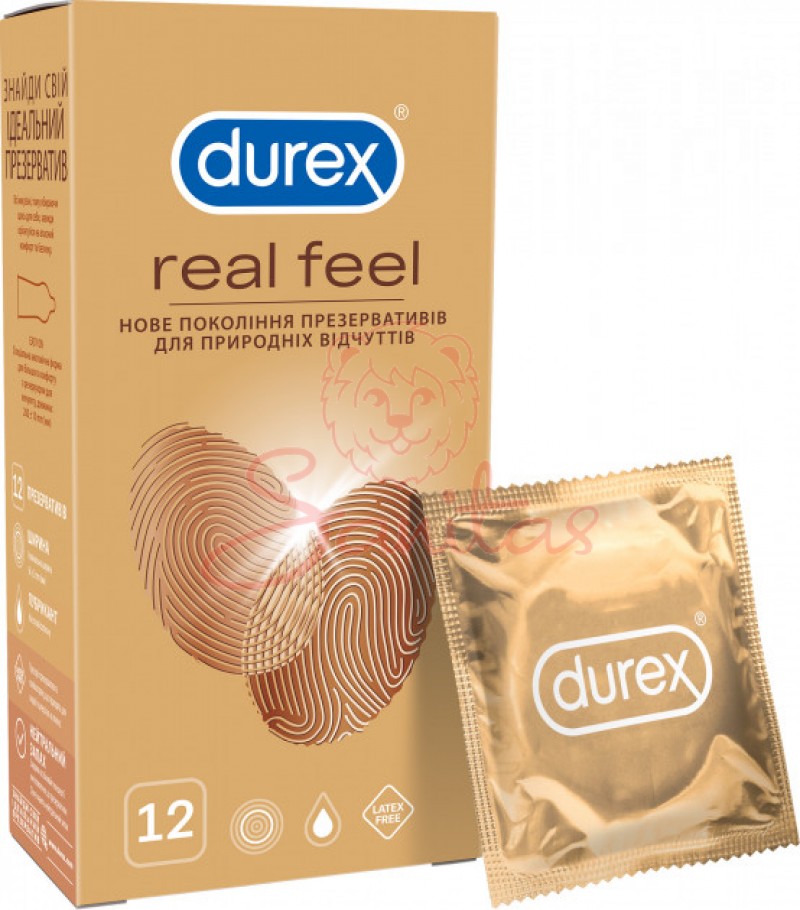 През. Дюрекс №12 Натуральні Відчуття Real Feel                                  