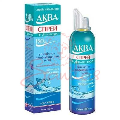 Аква Спрей + Д-Пантенол спрей назальний 150мл                                   