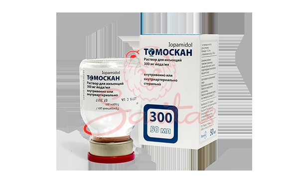Томоскан р-н д/ін. 370мг/мл 100мл фл. №1                                        