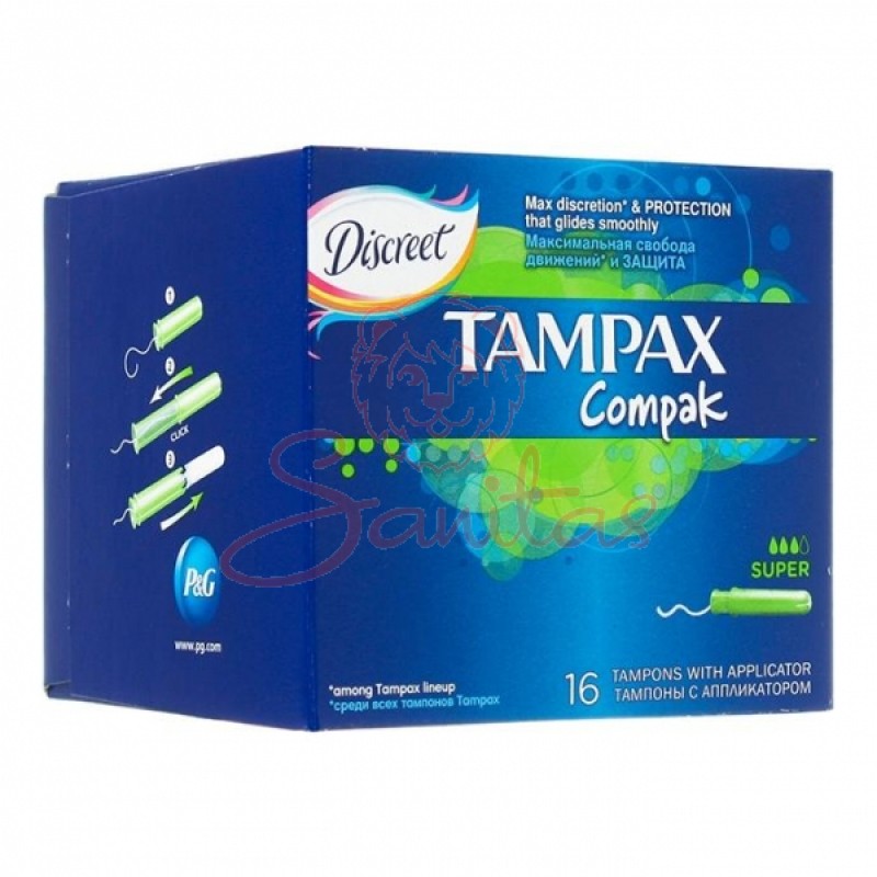 Тампони Тампакс (Tampax Super Compak) №16                                       