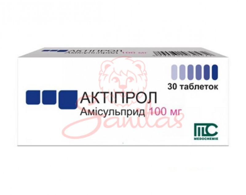 Актіпрол таб. 100мг №30 (10х3)                                                  
