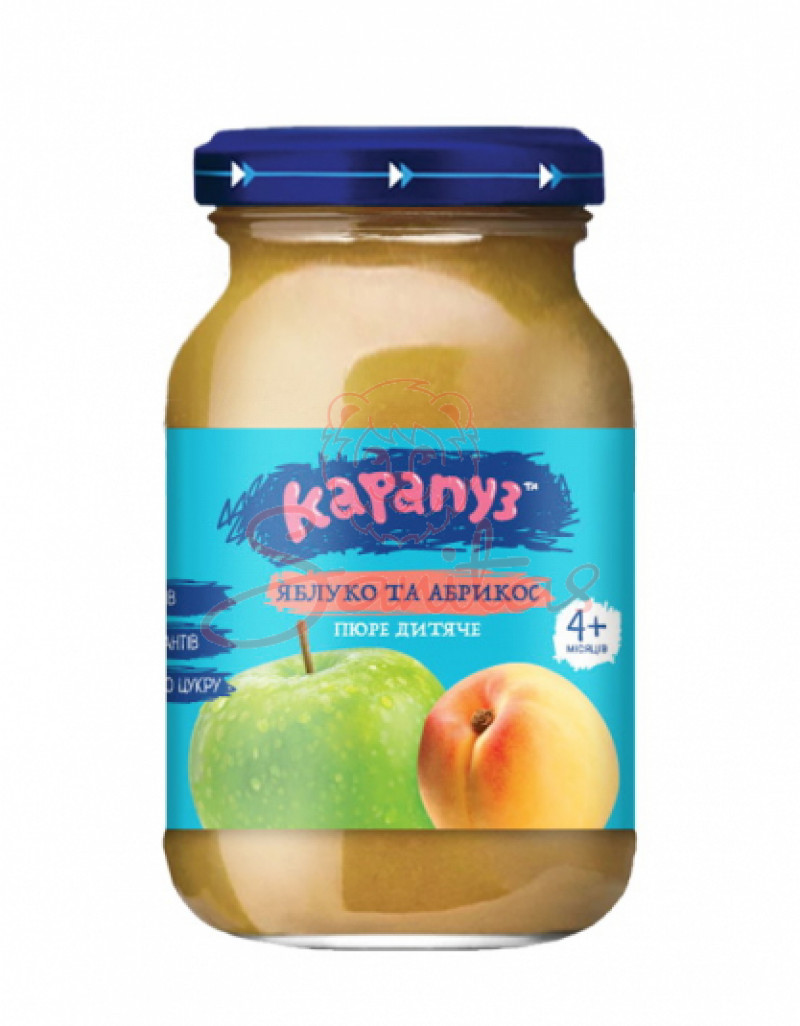 Пюре Карапуз яблуко абрикос 170г                                                