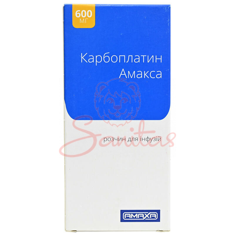 Карбоплатин Амакса р-н д/інф.10мг/мл 60мл фл. №1                                