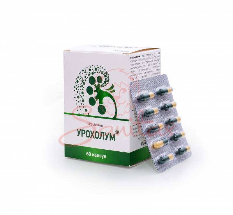 Урохолум капс. 50мг №60 (10х6)