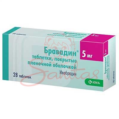 Бравадин таб. 5мг №28 (14х2)                                                    