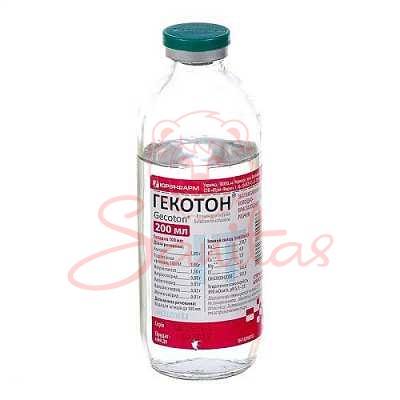 Гекотон р-н д/інф. 200мл                                                        