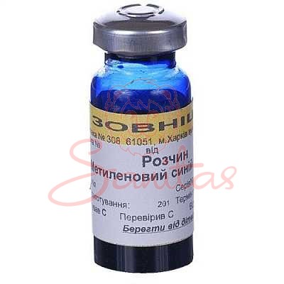 Метиленовий синій водно-спиртовий р-н 1% 10мл                                   