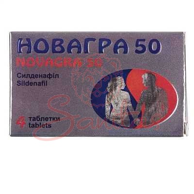 Новагра 50 таб. 50мг №4                                                         