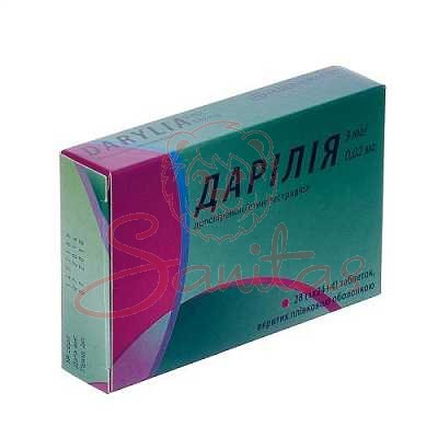 Дарілія таб. 3мг/0.02мг №84                                                     